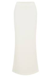 Micah Suiting Maxi Skirt - White